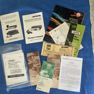 Vintage CB Ephemera Pamphlets Owners Manuals